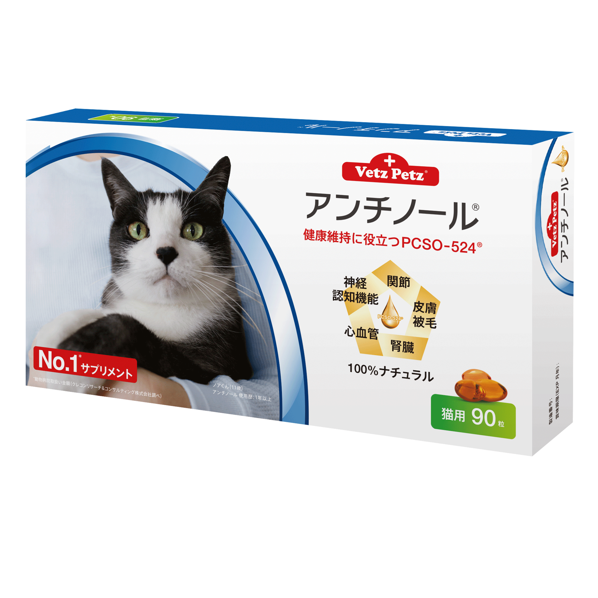 アンチノール (猫用) 動物病院取扱いNo.1サプリメント 