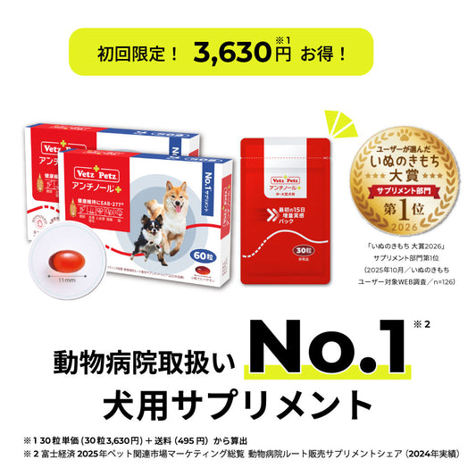 60日スターターキット（中・大型犬用）