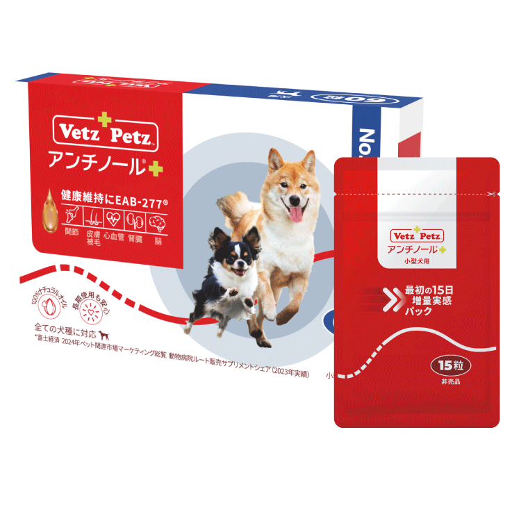 アンチノール 犬用 2箱セット ※バラ不可 初回購入特典】60日スターターキット(犬用サプリメント