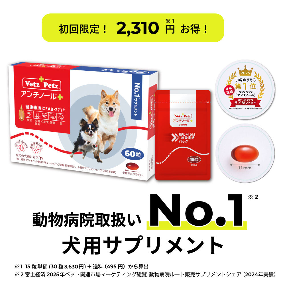60日スターターキット（小型犬用）