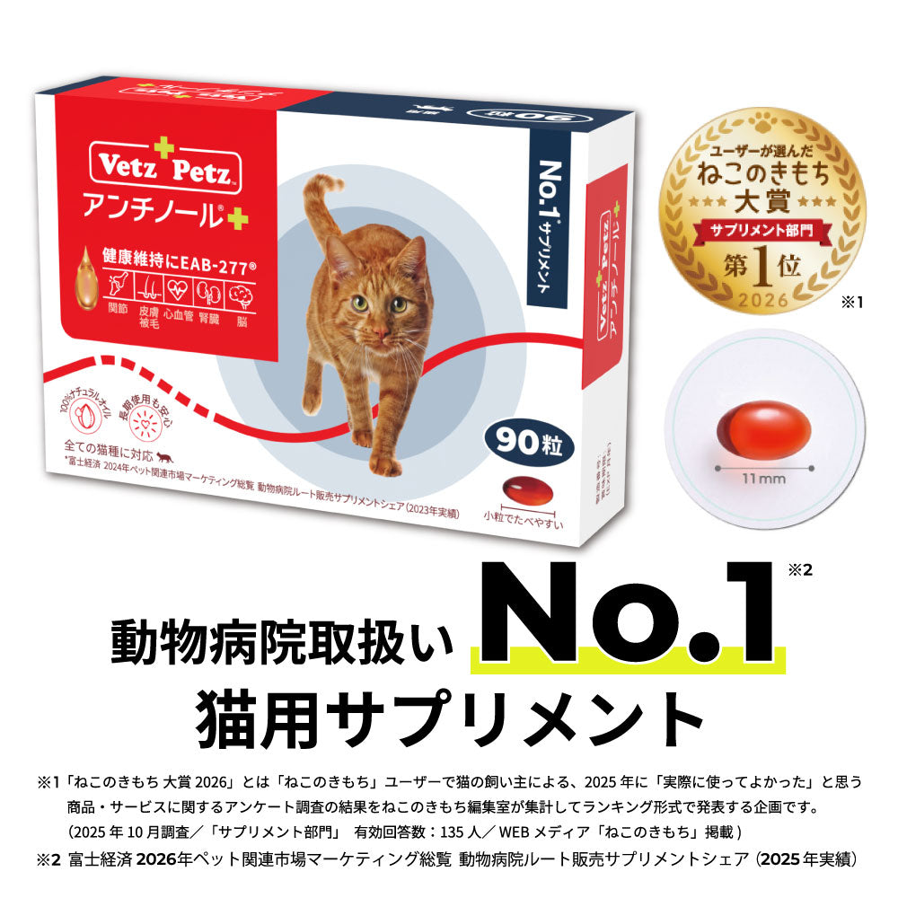 Vetz Petz アンチノール 90粒✖️6箱 アンチノールプラス90粒✖️6箱 【公式通販】